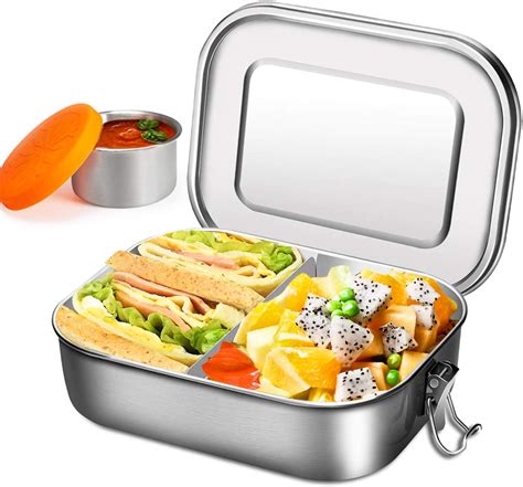 stainless steel bento box containers|best leakproof bento lunch boxes.